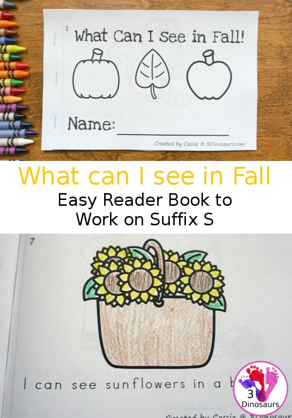 You will love this FREE What I Can See in Fall Easy Reader! #fhdhomeschoolers #freehomeschooldeals #easyreaders #fallresources #hsmoms