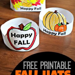 Get creative with these FREE Fall Hats for Preschoolers! #fhdhomeschoolers #freehomeschooldeals #fallresources #preschoolers #homeschoolinglife