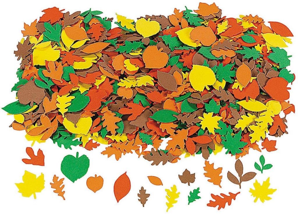 Get this Amazon Deal: 9% Off Fall Adhesive Leaf Shapes! #fhdhomeschoolers #freehomeschooldeals #amazondeals #fallresources #homeschoolcrafts