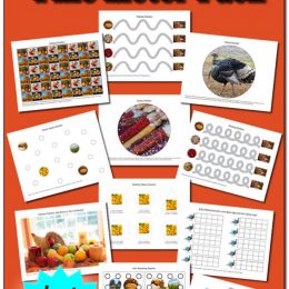 For fine motor experience with a holiday twist, check out this FREE Thanksgiving Fine Motor Pack! #fhdhomeschoolers #freehomeschooldeals #hsmoms #finemotorskills #thanksgiving