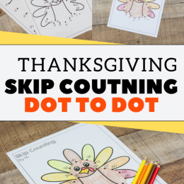 Exercise your child's math brain with this FREE Thanksgiving Skip Counting Dot to Dot! #fhdhomeschoolers #freehomeschooldeals #homeschoolmath #homeschoolinglife #thanksgiving