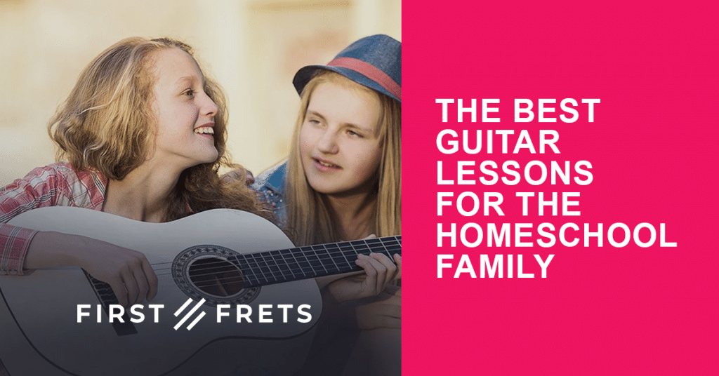 For a limited time, get 30% Off First Frets Guitar Lessons! #fhdhomeschoolers #freehomeschooldeals #hsmamas #homeschoolmusic #hsdays