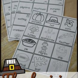 Have fun with the whole family with this FREE Thanksgiving Pictionary! #fhdhomeschoolers #freehomeschooldeals #thanksgiving #homeschoolinglife #hsdays