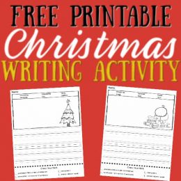 Keep up the writing this holiday with these FREE Elementary Christmas Writing Prompts! #fhdhomeschoolers #freehomeschooldeals #elementarywriting #christmasresources #homeschoolers