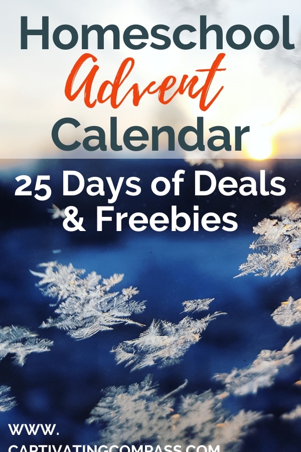 Celebrate the season with The 2019 Digital Curriculum And Homeschool ADVENT Calendar! #fhdhomeschoolers #freehomeschooldeals #hsmoms #advent #homeschooling