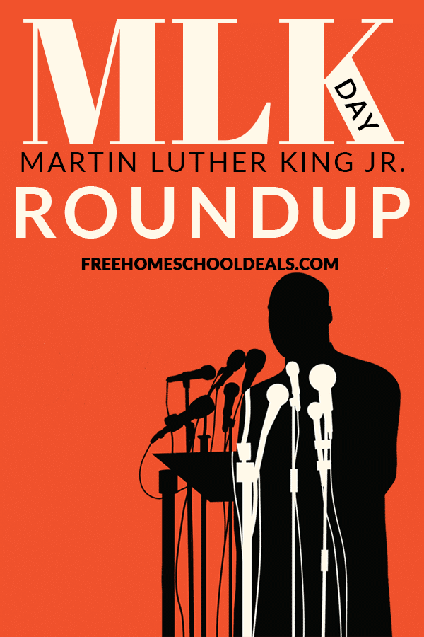 This January, celebrate with The BIG List of FREE Martin Luther King, Jr. Homeschool Resources! #fhdhomeschoolers #freehomeschooldeals #mlkday #martinlutherking #hsdays