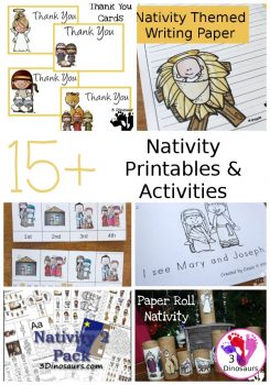 15+ FREE Nativity Scene Printables and Activities | Free Homeschool Deals