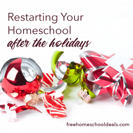 Coming back made easy! Check out Restarting Your Homeschool After the Holidays! #fhdhomeschoolers #freehomeschooldeals #hsmoms #christmas #homeschoolinglife