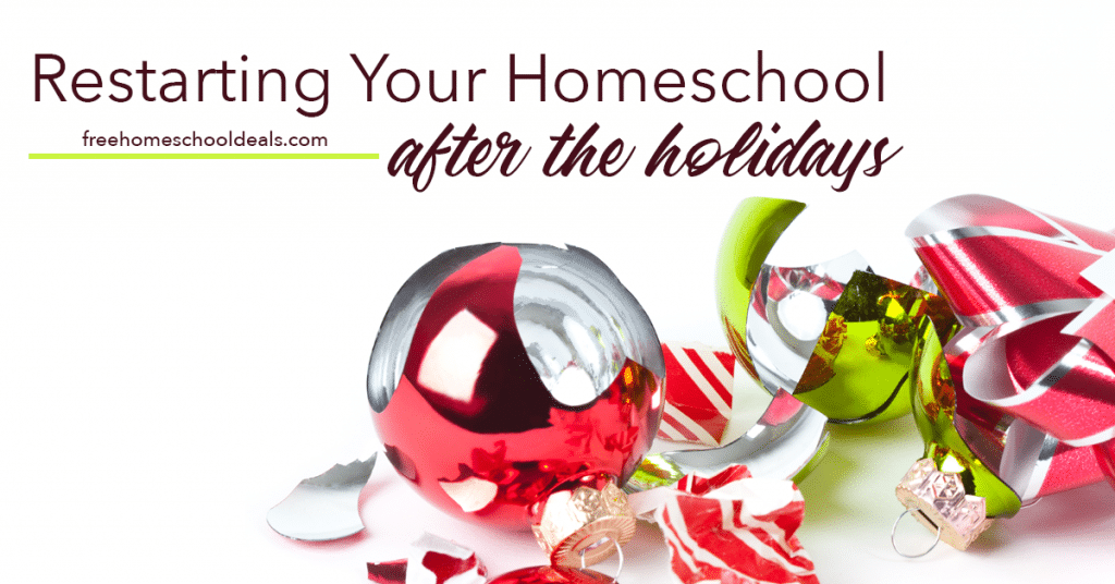 Coming back made easy! Check out Restarting Your Homeschool After the Holidays! #fhdhomeschoolers #freehomeschooldeals #hsmoms #christmas #homeschoolinglife