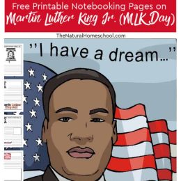 MLK Day FREE Printable Notebooking Pages.