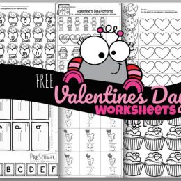 Valentine’s Day FREE Worksheets #fhdhomeschoolers #freehomeschooldeals #mathliteracyworksheets #ValentinesDay