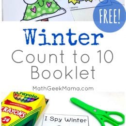 FREE Winter Booklet to Count to Ten.