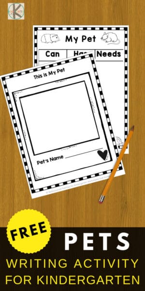 FREE Writing About Pets Printable. #fhdhomeschoolers #freehomeschooldeals #writeaboutpets