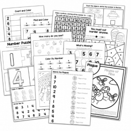 FREE Bible-Themed Number Charts. #fhdhomeschoolers #freehomeschooldeals #Biblenumbercharts