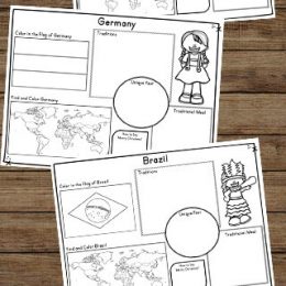 FREE Worksheets about Children around the World.