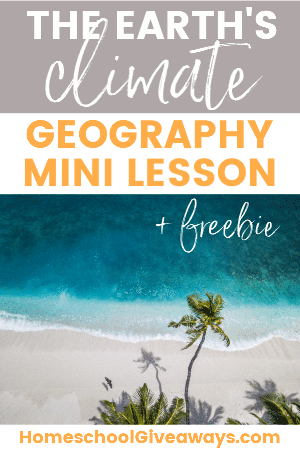 FREE Geography Mini Lesson.#fhdhomeschoolers #freehomeschooldeals #climatezonelesson #geographylesson