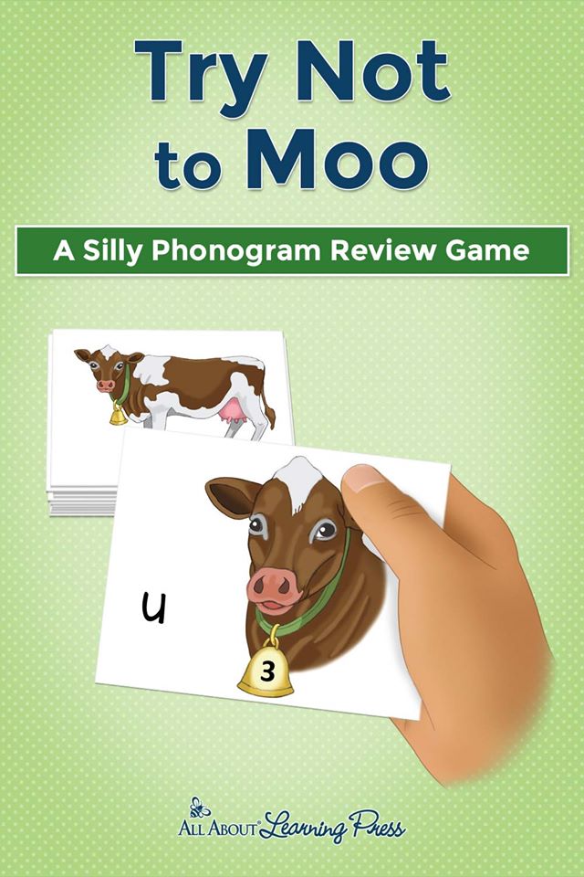 For a great way to practice letter sounds, grab this Try Not to Moo! FREE Phonogram Game! #fhdhomeschoolers #freehomeschooldeals #phonics #phonicsgames #hsmoms