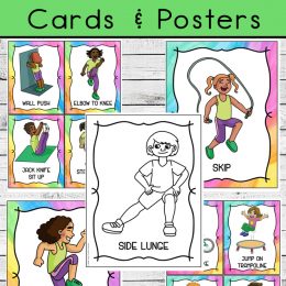 For exercise inspiration on those winter days, check out these FREE Exercise & Fitness Cards & Posters! #fhdhomeschoolers #freehomeschooldeals #homeschooling #exercise #hsdays