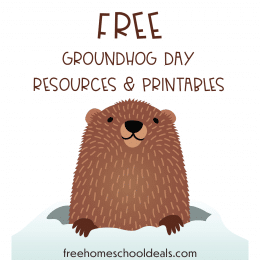 This February 2nd, check out all of these FREE Groundhog Day Resources & Printables! #fhdhomeschoolers #freehomeschooldeals #groundhogday #groundhogdayresources #hsmoms