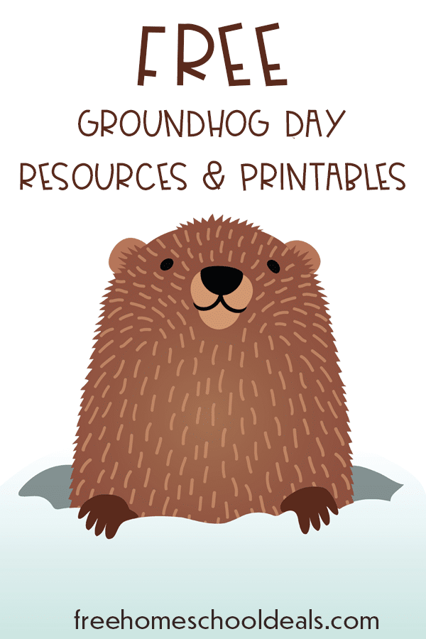 This February 2nd, check out all of these FREE Groundhog Day Resources & Printables! #fhdhomeschoolers #freehomeschooldeals #groundhogday #groundhogdayresources #hsmoms