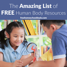 For biology this year, look no further! Check out The Amazing List of FREE Human Body Resources! #fhdhomeschoolers #freehomeschooldeals #biologylessons #hsdays #hsscience