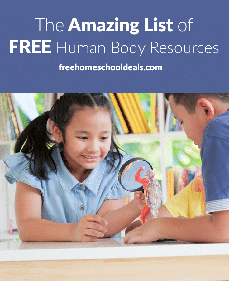 For biology this year, look no further! Check out The Amazing List of FREE Human Body Resources! #fhdhomeschoolers #freehomeschooldeals #biologylessons #hsdays #hsscience