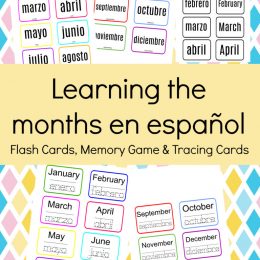 Learning the Months of the Year in Spanish.