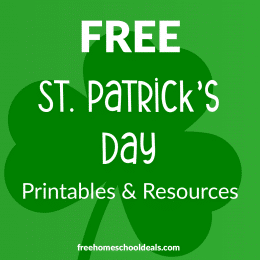 This March, celebrate the Irish holiday with flair with these FREE St. Patrick's Day Resources & Printables! #fhdhomeschoolers #freehomeschooldeals #stpatricksdayresources #stpatricksday #hsdays