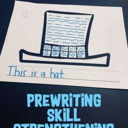 Pre-writing skill strengthening free winter activity.