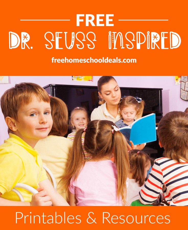 This March, to celebrate Dr. Seuss' Birthday, check out these FREE Dr. Seuss-Inspired Printables & Resources! #fhdhomeschoolers #freehomeschooldeals #drseuss #reading #homeschoolinglife