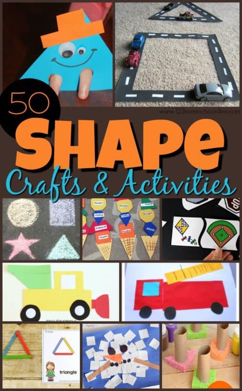 Crafts and activities to practice shape.
#fhdhomeschoolers  #freehomeschooldeals #shapecrafts #shape activities