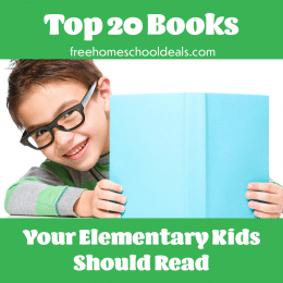 Check out this list of classics with the Top 20 Books Your Elementary Student Should Read! #fhdhomeschoolers #freehomeschooldeals #homeschoolreading #hsmoms #elementaryreading