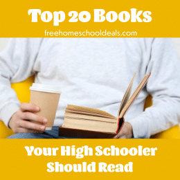 For life-changing, heart-warming, and inspiring books for your young adult, check out the Top 20 Books Your High Schooler Should Read! #fhdhomeschoolers #freehomeschooldeals #highschoolers #literature #homeschoolreading #hsdays