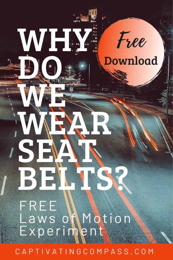 For your lovely inquisitive young learners, check out this FREE Science Experiment: Why Do We Wear a Seat Belt? #fhdhomeschoolers #freehomeschooldeals #homeschoolscience #hsmoms #drivingsafety