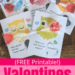 FREE Craft/Printable Owl Scratch Off. #freehomeschooldeals #fhdhomeschoolers #valentinesowlscratchoff #valentinesowlcard
