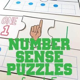 FREE 1 - 5 Number Sense Puzzles. #freehomeschooldeals #fhdhomeschoolers #numbersensepuzzles