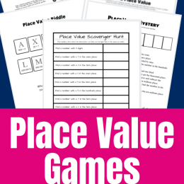 Fun Place Value Games. #placevaluegames #placevalue #mathgames #fhdhomeschoolers #freehomeschooldeals