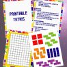 FREE Printable Tetris Board Game | Free Homeschool Deals