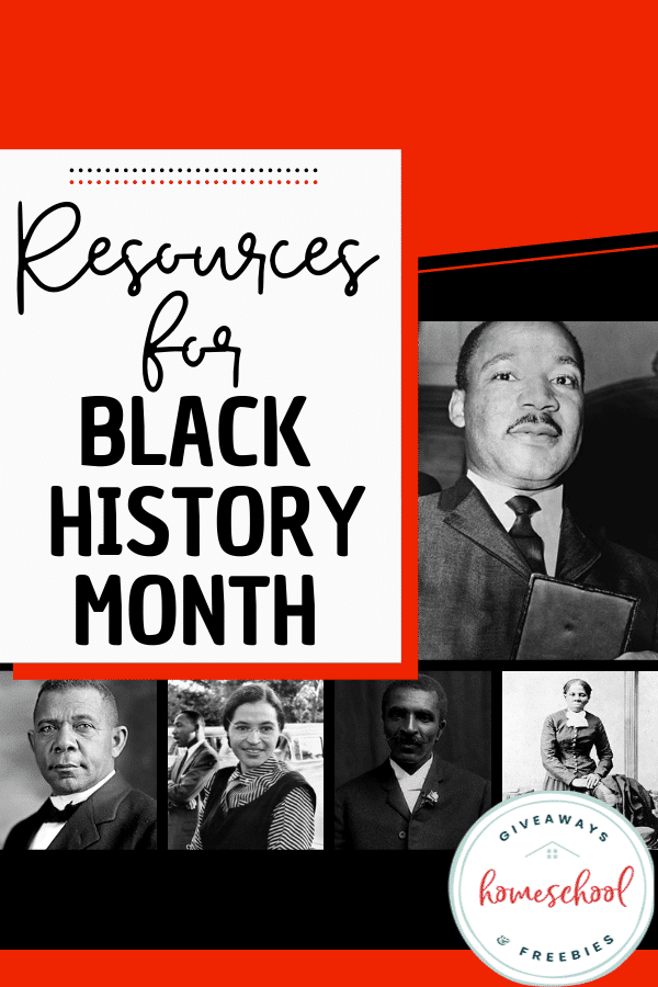 Black History Month Resources. #freehomeschooldeals #fhdhomeschoolers #BlackHistoryMonth