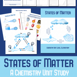 FREE Chemistry States of Matter Study. #statesofmatter #chemistryforkids #freehomeschooldeals #fhdhomeschoolers