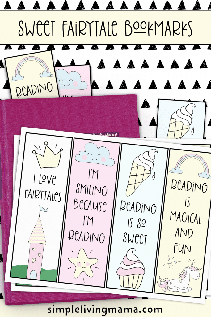 FREE Adorable Fairytale Bookmarks. #freehomeschooldeals #fhdhomeschoolers #fairytalebookmarks #printablebookmarks