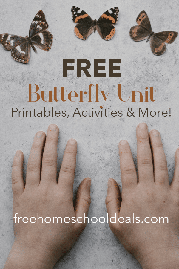 For great ideas for butterfly lessons, check out this FREE Butterfly Unit: Printables, Activities & More! #fhdhomeschoolers #freehomeschooldeals #butterflystudy #homeschoolscience #hsmoms