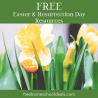 This April, celebrate the resurrection of Jesus with these FREE Easter and Resurrection Day Resources! #fhdhomeschoolers #freehomeschooldeals #easter #ressurrectionday #homeschoolfamily