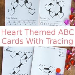 For a cute, letter activity, grab this FREE Heart ABC Tracing Letter Cards! #fhdhomeschoolers #freehomeschooldeals #lettertracing #hsmoms #hsdays