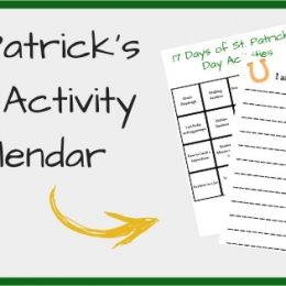 For hands-on learning activities this March, grab this FREE St. Patrick's Day Activity Calendar! #fhdhomeschoolers #freehomeschooldeals #stpatricksday #activitycalendars #hsdays