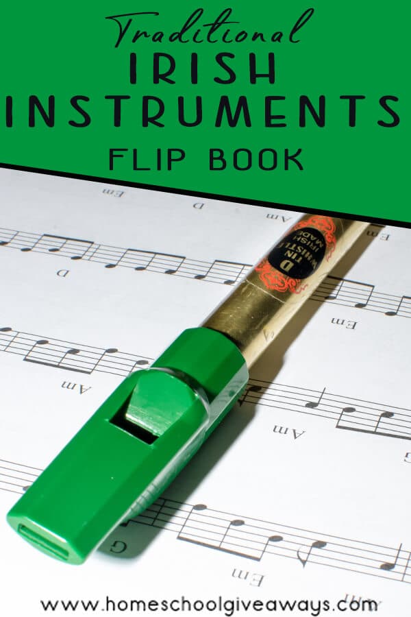 FREE Flipbook on Traditional Irish Instruments. #Irishinstruments #traditionalinstruments #Irishmusicforkids #fhdhomeschoolers #freehomeschooldeals