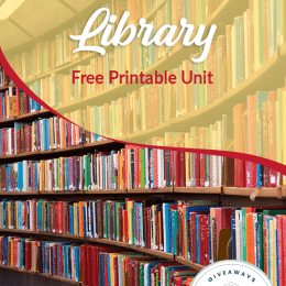 FREE Trip to the Library Printable Pack