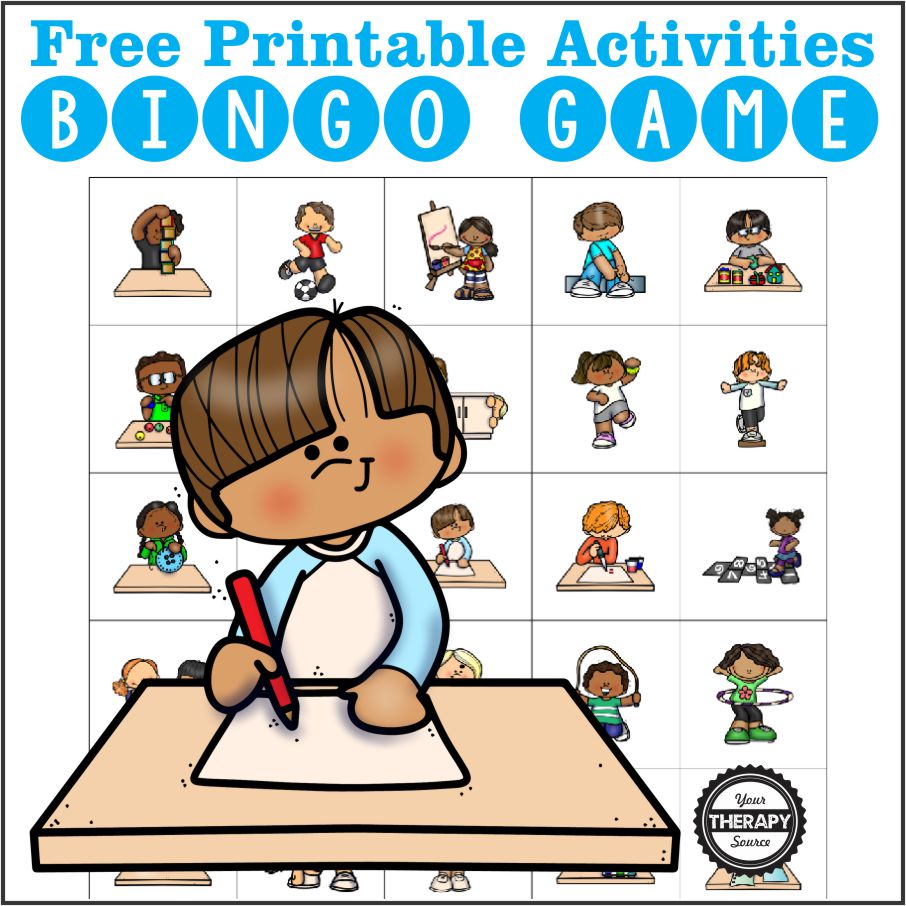 FREE activities bingo game. #freehomeschooldeals #fhdhomeschoolers #activitiesbingogame #activitybingo