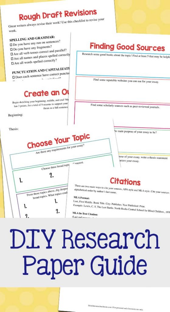 To make the paper writing process a little less stressful, check out this FREE Research Paper Writing Guide! #fhdhomeschoolers #freehomeschooldeals #researchwriting #essayguide #hsmoms