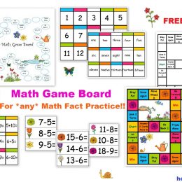 Who can't use a game at their homeschool? Grab these FREE Math Game Boards! #fhdhomeschoolers #freehomeschooldeals #homeschooling #hsmoms #mathgames